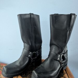 Frye Black Leather Boots
